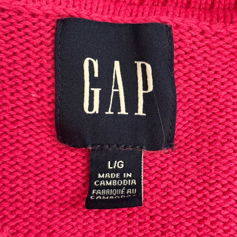 GAP Relaxed Cotton Crewneck Sweater | Size Large - Picture 6 of 6